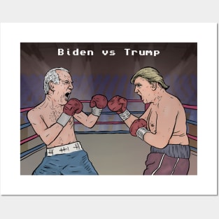 biden vs trump Posters and Art